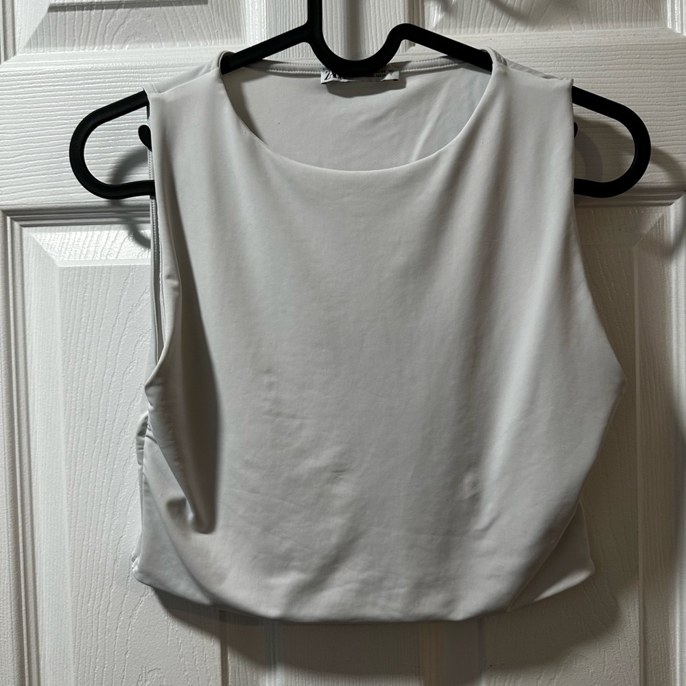 Elegant White Sleeveless Top